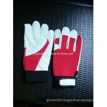 White Leather Glove-Cow Leather Glove-Work Glove-Safety Glove-Protected Glove